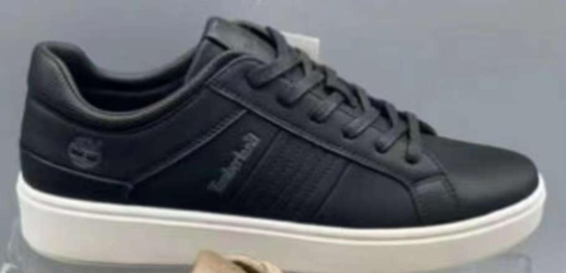 Men’s Timberland-Inspired Casual Sneakers – Black & Brown (Sizes 40-45)