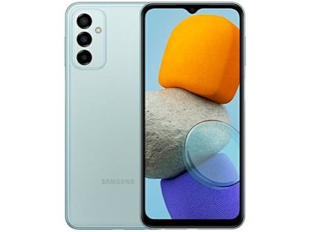 REFURBISHED SAMSUNG M23 128GB ROSEGOLD  DISPLAY 6.6 INCHES  TRIPPLE REAR CAMERA  50MP + 8MP + 2MP  BATTERY CAPACITY 5000MAH WITH FOUR MONTHS WARRANTY