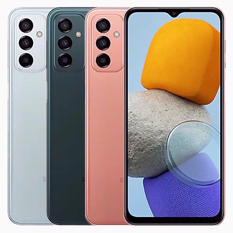 REFURBISHED SAMSUNG M23 128GB ROSEGOLD  DISPLAY 6.6 INCHES  TRIPPLE REAR CAMERA  50MP + 8MP + 2MP  BATTERY CAPACITY 5000MAH WITH FOUR MONTHS WARRANTY
