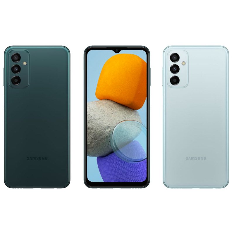 REFURBISHED SAMSUNG M23 128GB ROSEGOLD  DISPLAY 6.6 INCHES  TRIPPLE REAR CAMERA  50MP + 8MP + 2MP  BATTERY CAPACITY 5000MAH WITH FOUR MONTHS WARRANTY