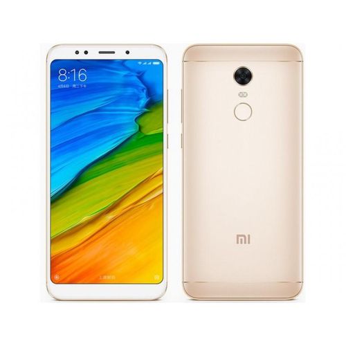 REFURBISHED XIAOMI REDMI 5PLUS 64GB GOLD/BLACK DISPLAY 6.0 INCHES REAR CAMERA 12MP BATTERY CAPACITY 4000MAH WITH FOUR MONTHS WARRANTY