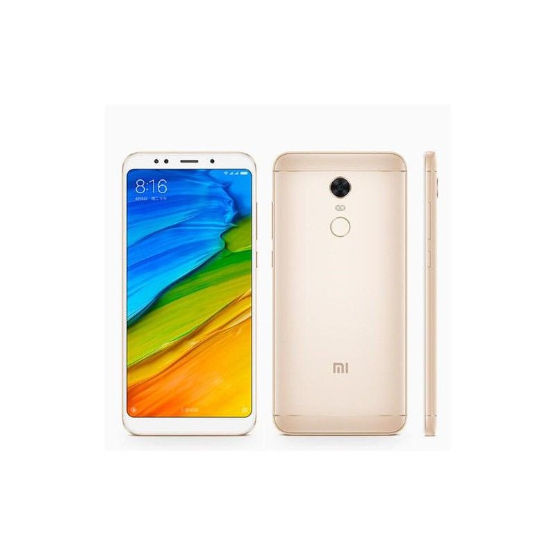 REFURBISHED XIAOMI REDMI 5PLUS 64GB GOLD/BLACK DISPLAY 6.0 INCHES REAR CAMERA 12MP BATTERY CAPACITY 4000MAH WITH FOUR MONTHS WARRANTY