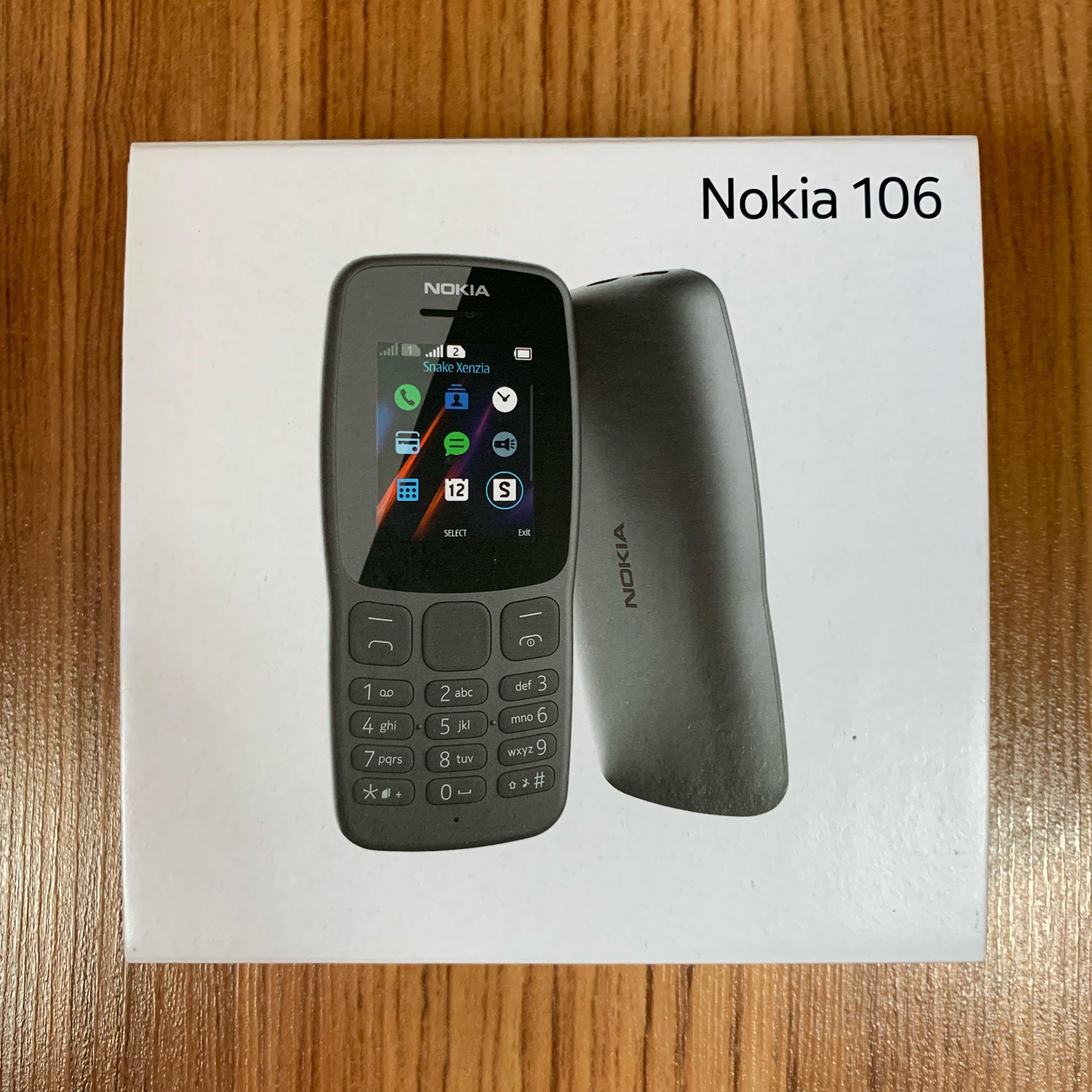 New Original Nokia 106 800 mAh 1.8" Dual SIM Cards Unlocked Cheap Durable Old Phone Classic Feature