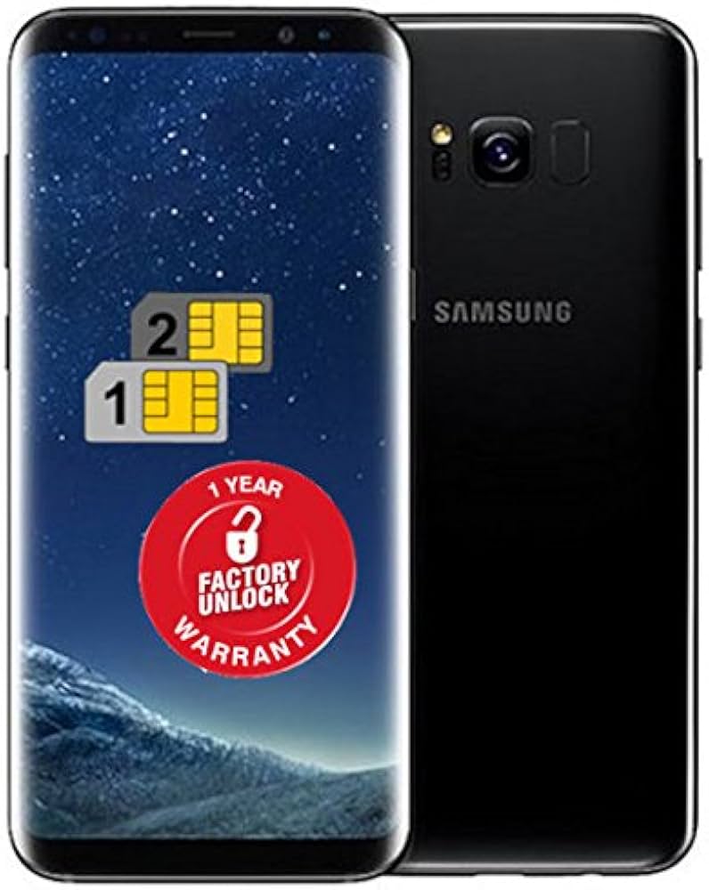 REFURBISHED SAMSUNG S8 64GB BLACK WITH WARRANTY 90Hz AMOLED Screen 25W Charging Side Fingerprint Unlock 4G LTE ARCTIC SILVER