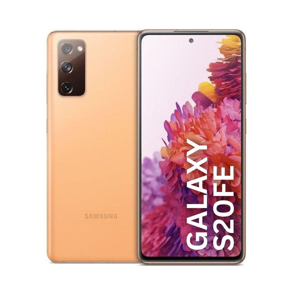BRAND NEW SEALED SAMSUNG S20 FE DISPLAY 6.5 INCHES REAR CAMERA 12MP + 12MP + 8MP  FRONT CAMERA 32MP BATTERY CAPACITY 4500MAH  GOLD,BLUE NAVY BLUE COLOR