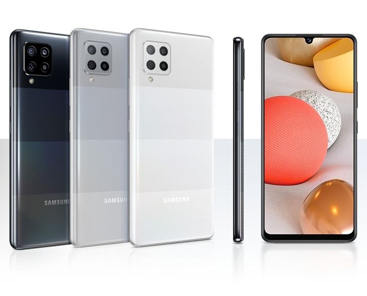 REFURBISHED SAMSUNG A42 5G 128GB ROM DUAL SIM BLACK  DISPLAY 6.6 INCHES REAR CAMERA 48MP + 8MP + 5MP + 5MP  BATTERY CAPACITY 5000Mah  ANDROID 10