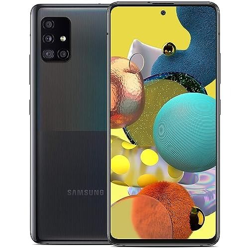 REFURBISHED SAMSUNG A51 4G 128GB ROM 6GB RAM DISPLAY 6.5 INCHES REAR CAMERA 48MP + 12MP + 5MP + 5MP FRONT CAMERA 32 MP BATTERY  CAPACITY 4000Mah ANDROID 10