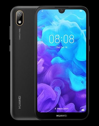REFURBISHED HUAWEI Y5 2019 3GB RAM 64GB/32GB ROM DISPLAY  5.71-inch Rear Camera 13MP  BLUE AND GOLD COLOR WITH THREE MONTHS WARRANTY