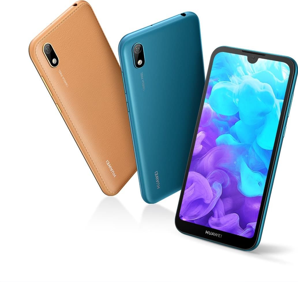 REFURBISHED HUAWEI Y5 2019 3GB RAM 64GB/32GB ROM DISPLAY  5.71-inch Rear Camera 13MP  BLUE AND GOLD COLOR WITH THREE MONTHS WARRANTY