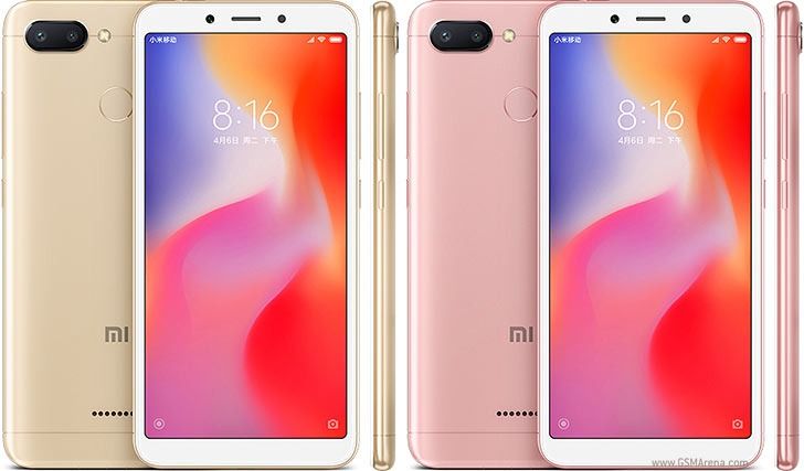 REFURBISHED REDMI 6 DISPLAY 5.45 INCHES REAR CAMERA  12MP + 5MP FRONT CAMERA 5MP 4GB RAM 32GB/64GB ANDROID 8.1 FINGERPRINT UNLOCK WITH FREE CHARGER