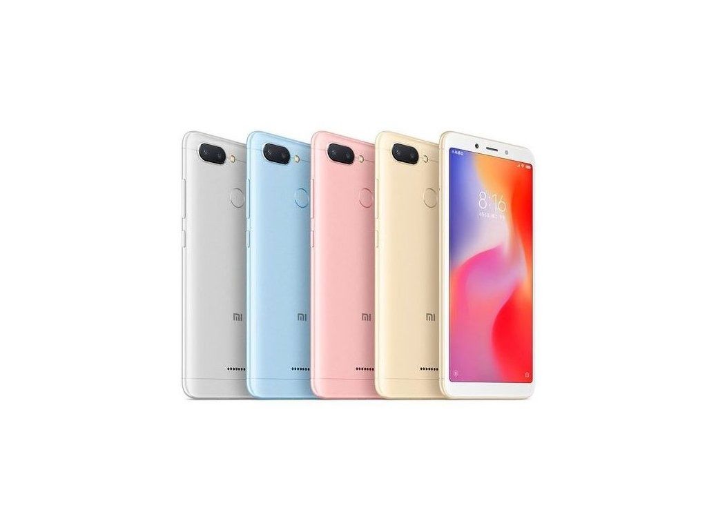 REFURBISHED REDMI 6 DISPLAY 5.45 INCHES REAR CAMERA  12MP + 5MP FRONT CAMERA 5MP 4GB RAM 32GB/64GB ANDROID 8.1 FINGERPRINT UNLOCK WITH FREE CHARGER
