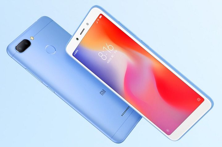 REFURBISHED REDMI 6 DISPLAY 5.45 INCHES REAR CAMERA  12MP + 5MP FRONT CAMERA 5MP 4GB RAM 32GB/64GB ANDROID 8.1 FINGERPRINT UNLOCK WITH FREE CHARGER