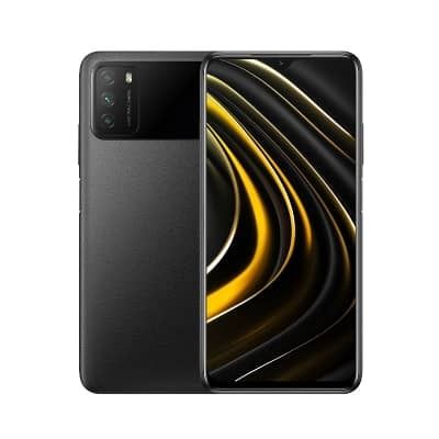 REFURBISHED  POCO M3 4GB RAM 128GB ROM  DISPLAY 6.5 INCHES  REAR CAMERA 48MP + 2MP + 2MP FRONT CAMERA  8MP  BATTERY CAPACITY 6000Mah