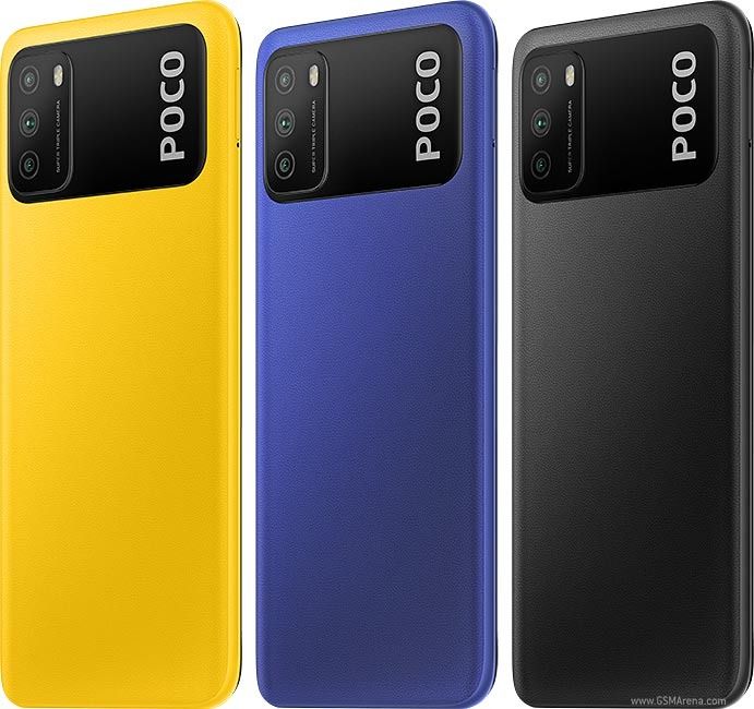 REFURBISHED  POCO M3 4GB RAM 128GB ROM  DISPLAY 6.5 INCHES  REAR CAMERA 48MP + 2MP + 2MP FRONT CAMERA  8MP  BATTERY CAPACITY 6000Mah