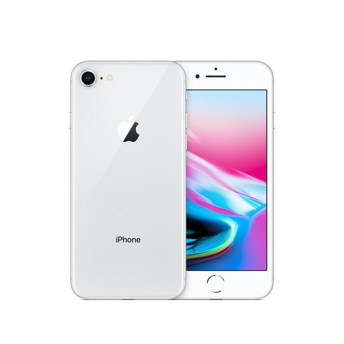 REFURBISHED IPHONE 8 64GB BLACK/RED DUAL BACK CAMERA 12MP+7MP DISPLAY SIZE 4.7 INCHES BATTERY HEALTH 100%