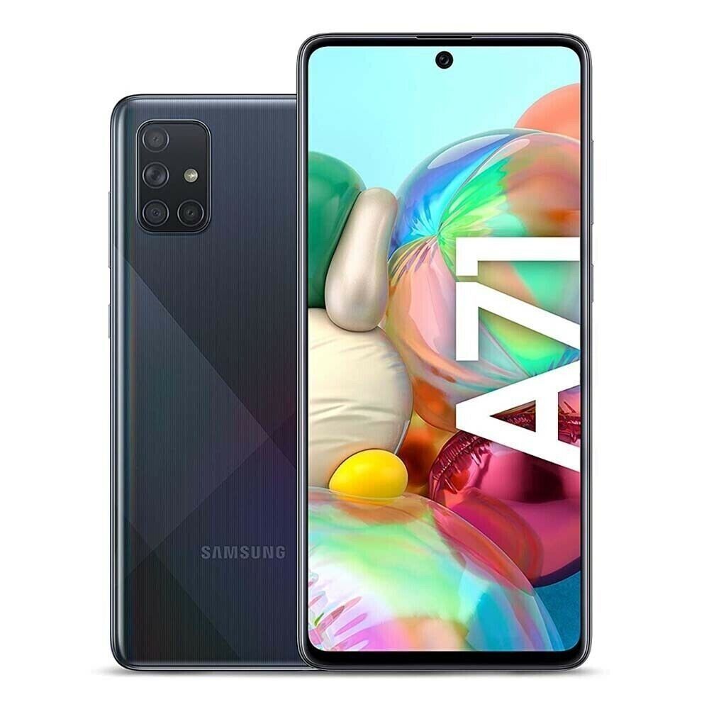 REFURBISHED SAMSUNG A71 4G 128GB ROM 6GB RAM DISPLAY 6.7 INCHES 8GB RAM 128GB ROM REAR CAMERA 64MP + 12MP + 5MP + 5MP BATTERY CAPACITY 4500Mah