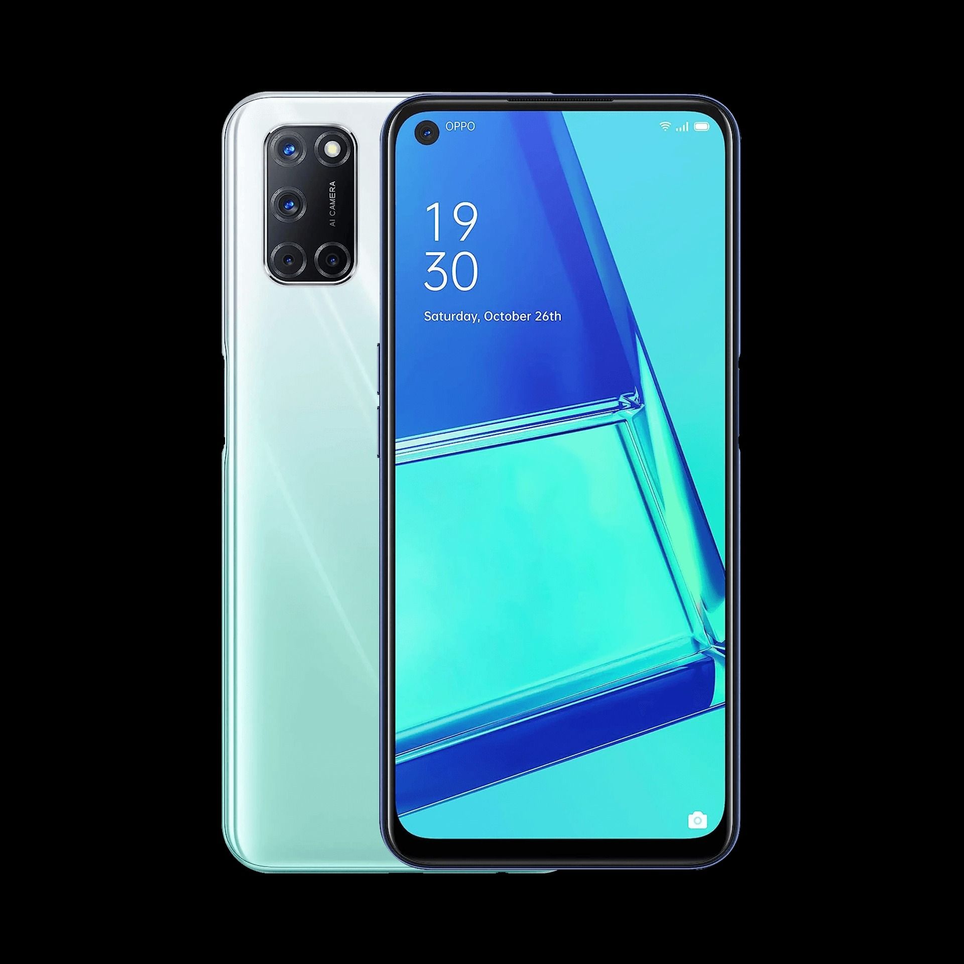 REFURBISHED OPPO A52 128GB ROM 8GB RAM DISPLAY  6.5 INCHES REAR CAMERA 12MP + 8MP + 2MP + 2MP ANDROID 10 BATTERY CAPACITY 5000Mah