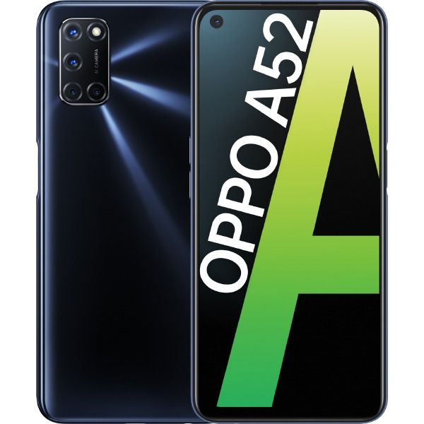 REFURBISHED OPPO A52 128GB ROM 8GB RAM DISPLAY  6.5 INCHES REAR CAMERA 12MP + 8MP + 2MP + 2MP ANDROID 10 BATTERY CAPACITY 5000Mah