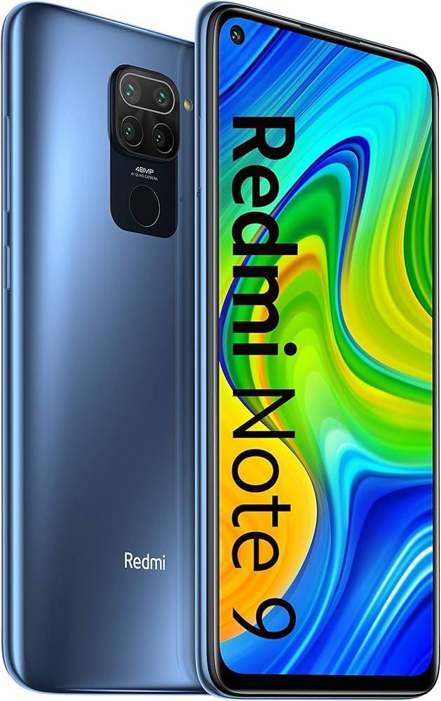 REFURBISHED XIAOMI REDMI NOTE 9 128GB ROM 6GB RAM  DISPLAY 6.53 INCHES REAR CAMERA 48MP + 8MP + 2MP + 2MP BATTERY CAPACITY 5000Mah