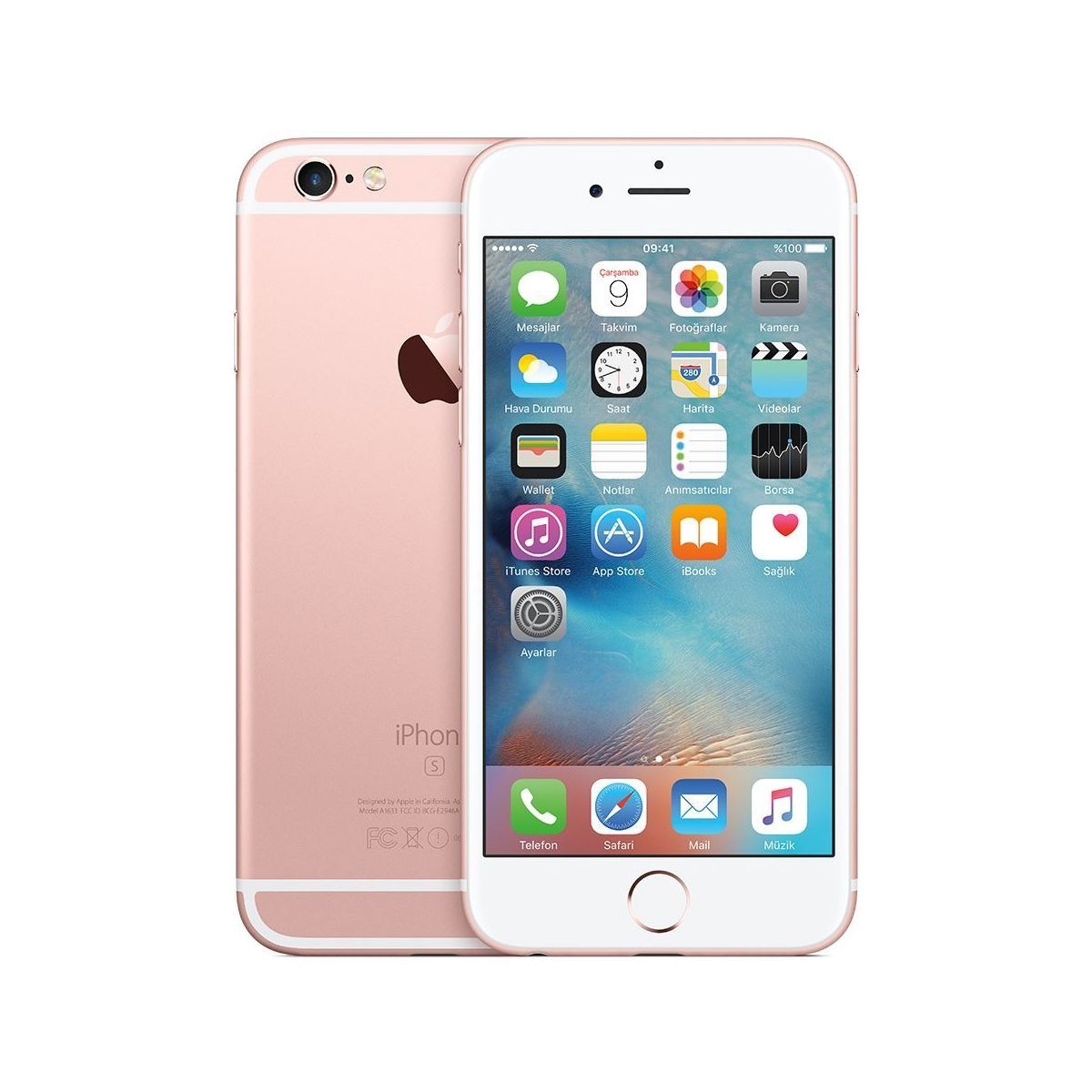 REFURBISHED IPHONE 6S 64GB DISPLAY 4.7 INCHES REAR CAMERA 12MP FRONT CAMERA  5MP BATTERY CAPACITY 100% ROSEGOLD/GOLD/SILVER WITH CHARGER