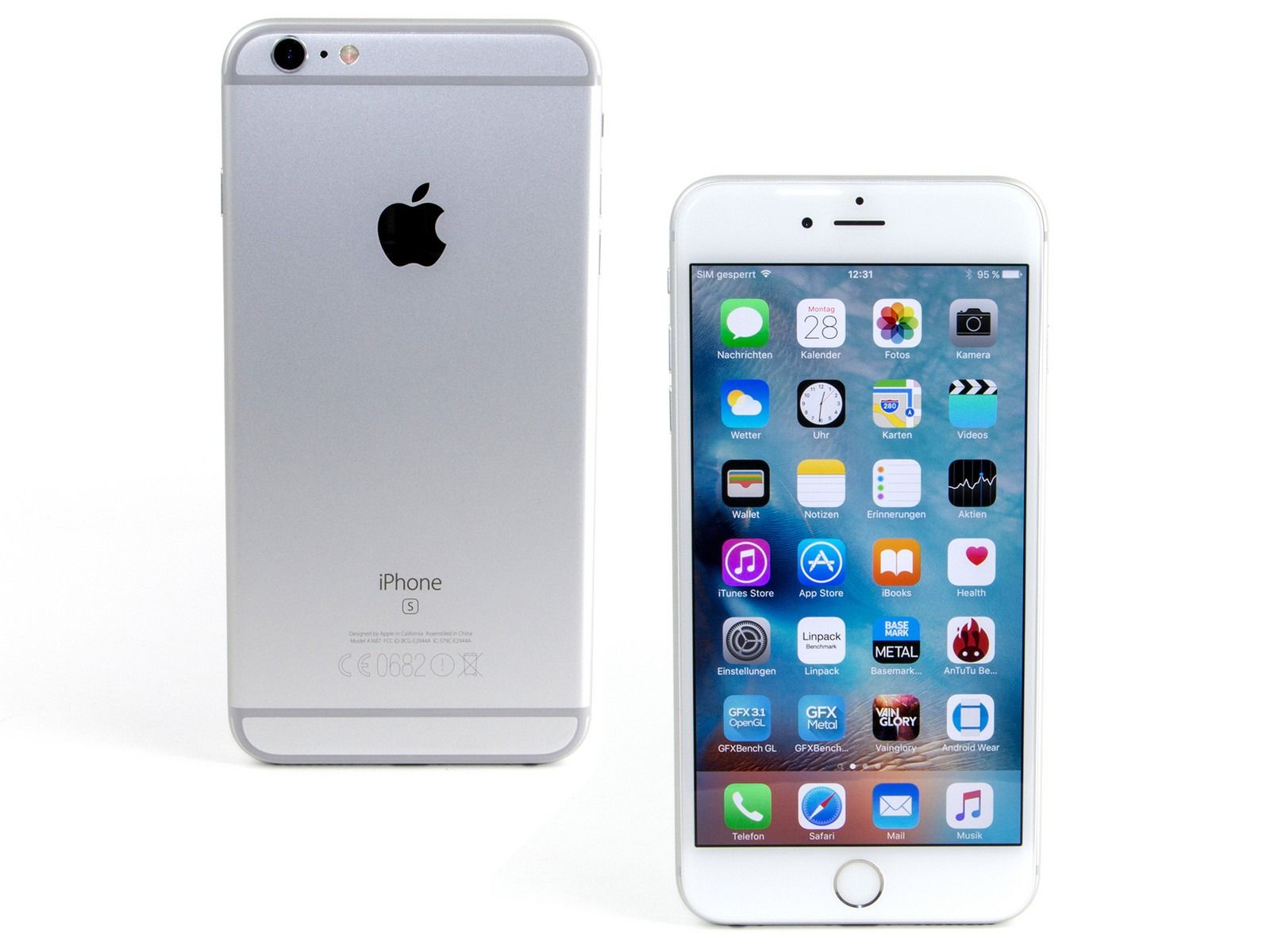 REFURBISHED IPHONE 6S PLUS 64GB ROM DISPLAY 5.5 INCHES REAR CAMERA 12MP FRONT CAMERA 5MP BATTERY CAPACITY 100% IOS 15