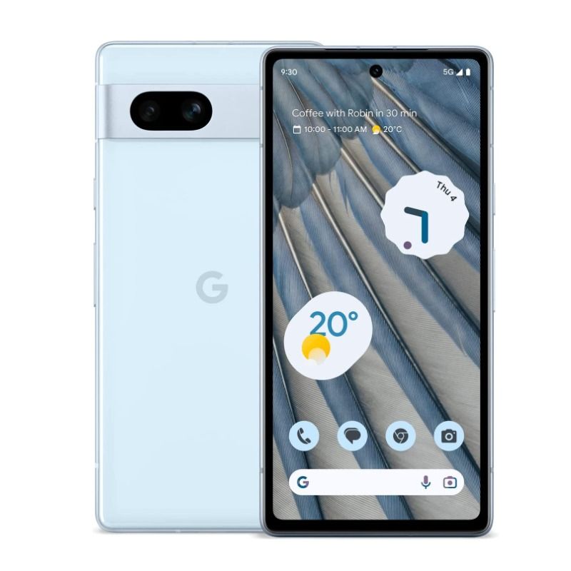 REFURBISHED  GOOGLE PIXEL 7A 128GB ROM 8GB RAM DISPLAY 6.1 INCHES REAR CAMERA 64MP + 12MP FRONT CAMERA 10.8 MP BATTERY CAPACITY 4385Mah