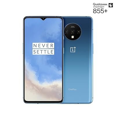 REFURBISHED ONEPLUS 7T 256GB ROM 8GB RAM DISPLAY 6.55 INCHES REAR CAMERA 48MP + 16MP + 12MP FRONT CAMERA 16MP light blue