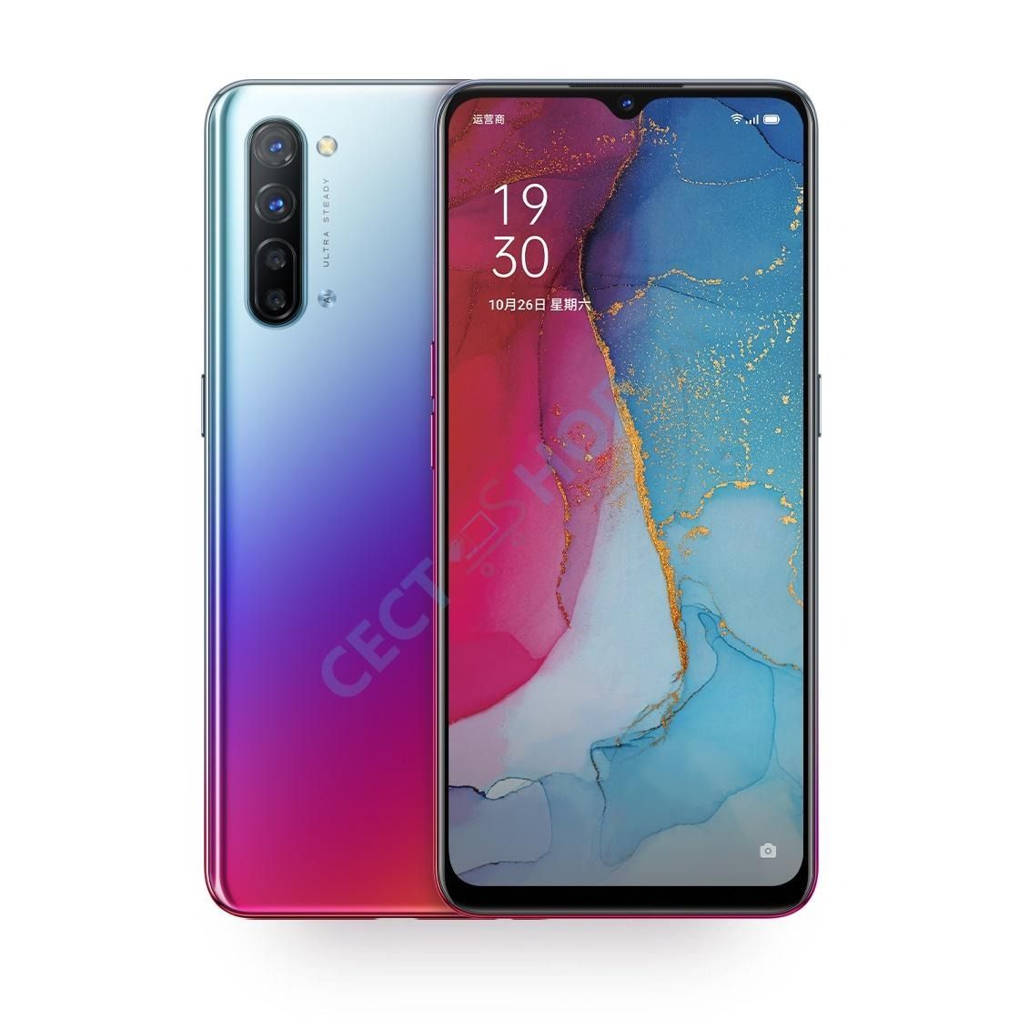 REFURBISHED OPPO RENO 3 5G 8GB RAM 128GB ROM QUAD BACK CAMERA 64MP + 8MP + 2MP + 2MP DISPLAY 6.4 INCHES BATTERY CAPACITY 4500 MAH WITH FOUR MONTHS WARRANTY(NO FINGERPRINT)