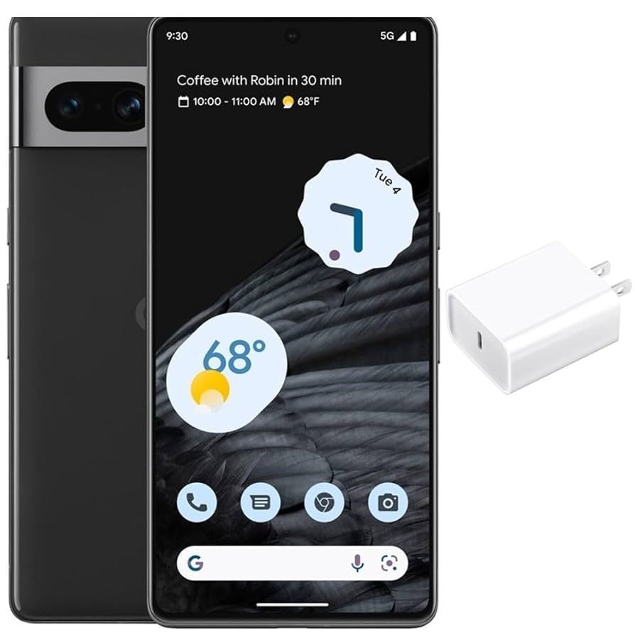 REFURBISHED GOOGLE PIXEL 7 PRO 12GB RAM 128GB ROM DISPLAY 6.7 INCHES REAR CAMERA 50MP + 48MP + 12MP FRONT CAMERA 10.8MP ANDROID 15 BATTERY 5000MAH WHITE