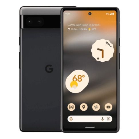 REFURBISHED GOOGLE PIXEL 6A 128GB ROM 8GB RAM DISPLAY 6.1 INCHES REAR CAMERA 12.2MP + 12MP FRONT CAMERA 8MP  BATTERY CAPACITY 4410mAh ANDROID 15 BLACK