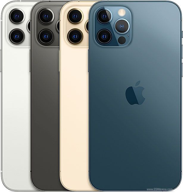 REFURBISHED IPHONE 12 PRO 128GB/256GB ROM 6GB RAM DISPLAY 6.1 INCHES RER CAMERA 12MP + 12MP + 12MP FRONT CAMERA 12MP GOLD/BLUE