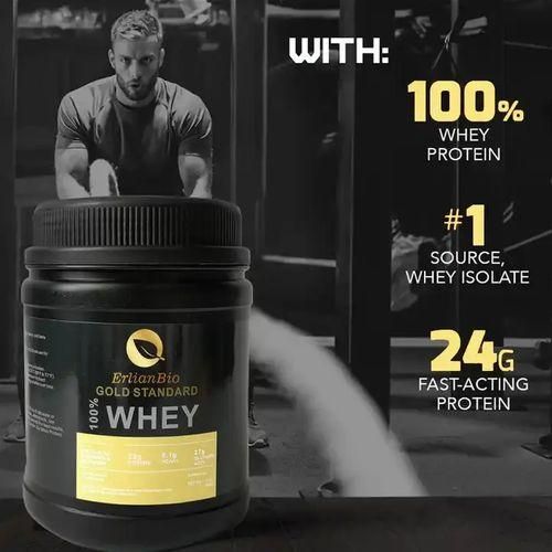 Bio Erlian 100% Whey Protein Mass Gainer Double Chocolate 500g Fast Muscle Growth, Balanced Nutrition, Delicious Flavor, Easy to Mix, Supports Healthy Weight Gain