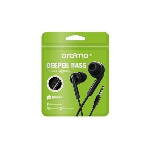 Oraimo Noise Cancelling Deeper Bass, HD Sound Earphone + Mic
