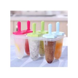 6 Grid DIY Ice Cream Mold Ice Cube Molds Summer Popsicle Maker Umbrella Shaped Dessert Freezer Fruit Juice Ice Maker Mould