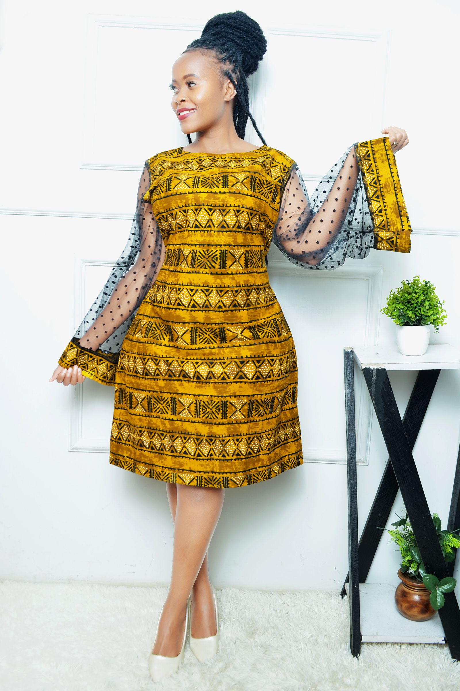 beautiful unique custom made shift dress