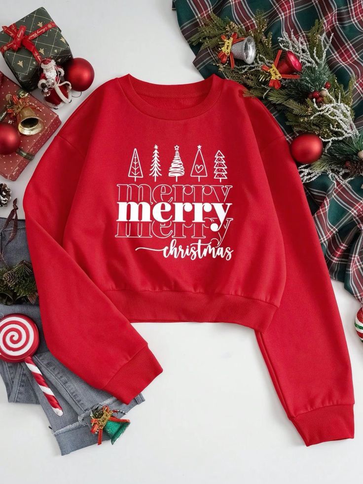 Christmas Unisex cotton statement sweatshirts