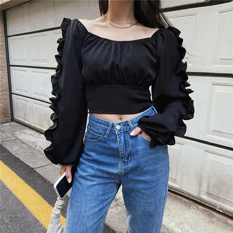 silk crop tops