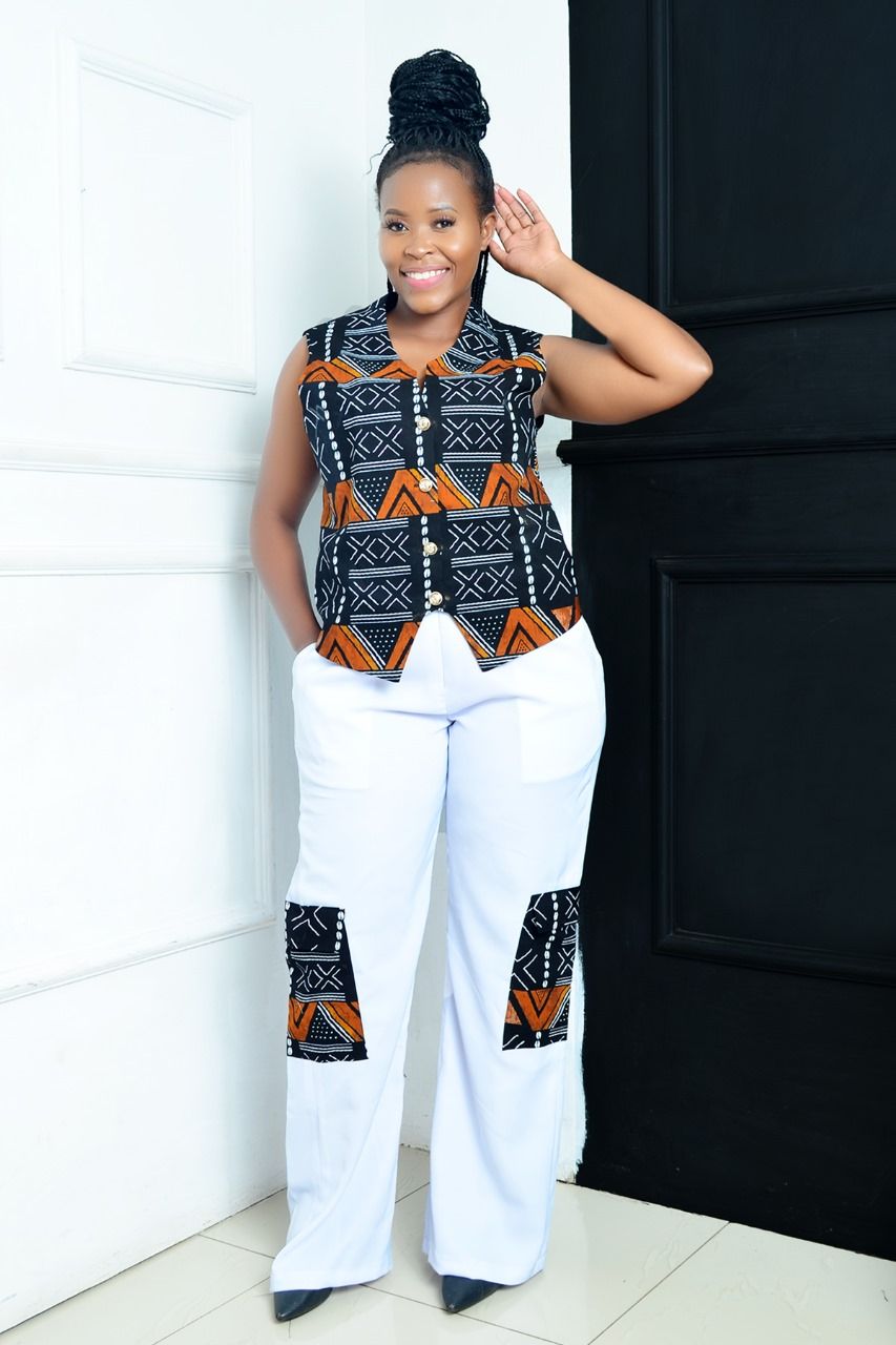 Ankara Patch Palazzo Set