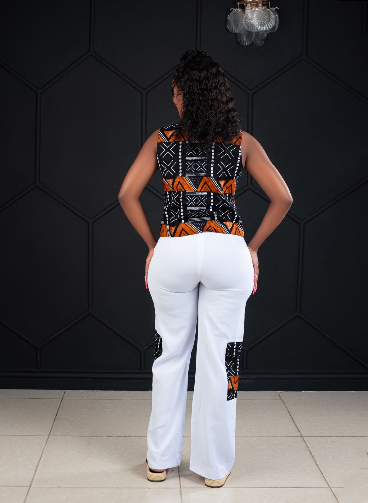 Ankara Patch Palazzo Set