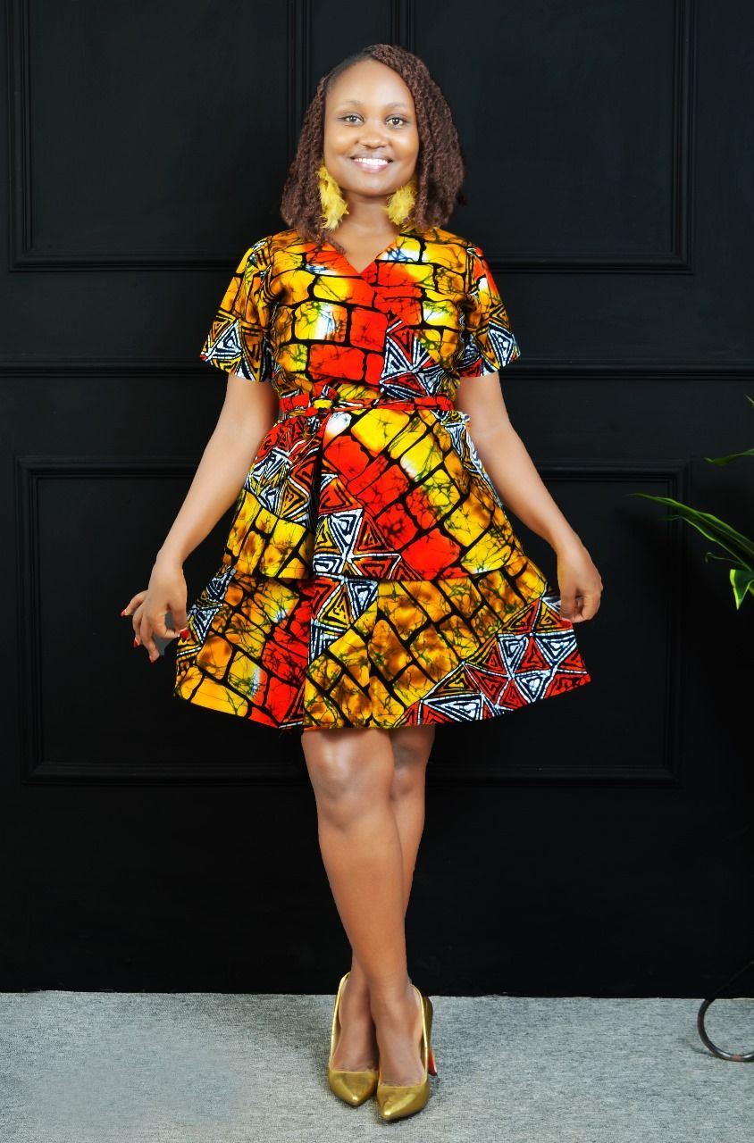 beautiful unique custom made shift dress