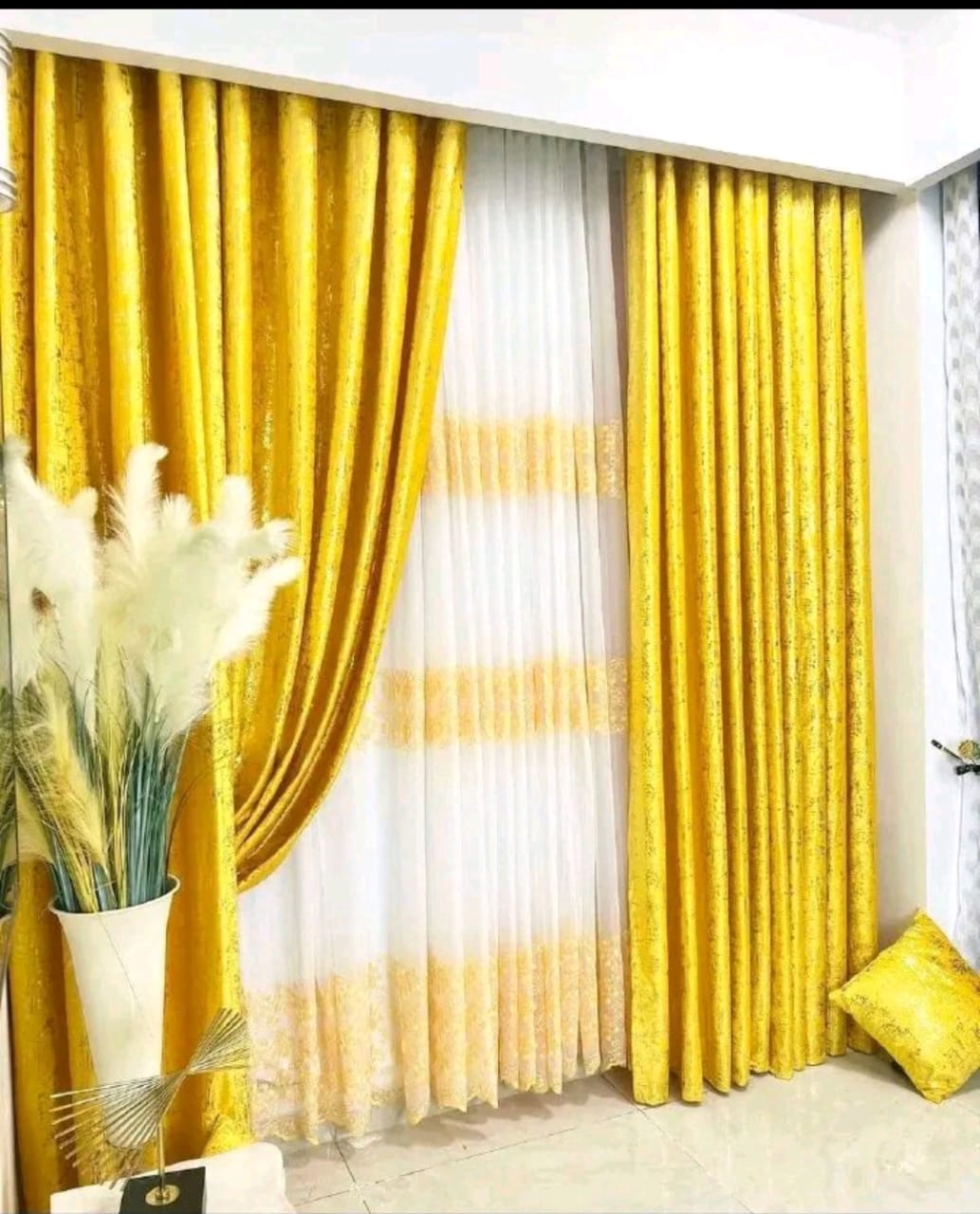 {Clearance Sale}  Blackout Crushed Velvet Curtains Eyelet Ring Top Marble Pair Curtains
