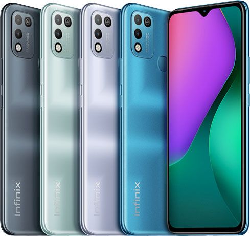 Refurbished infinix hot 10 play x688c 4G 6.82-inch screen 13MP camera 2+32g 6000mAh battery 10W rechargeable mobile phone