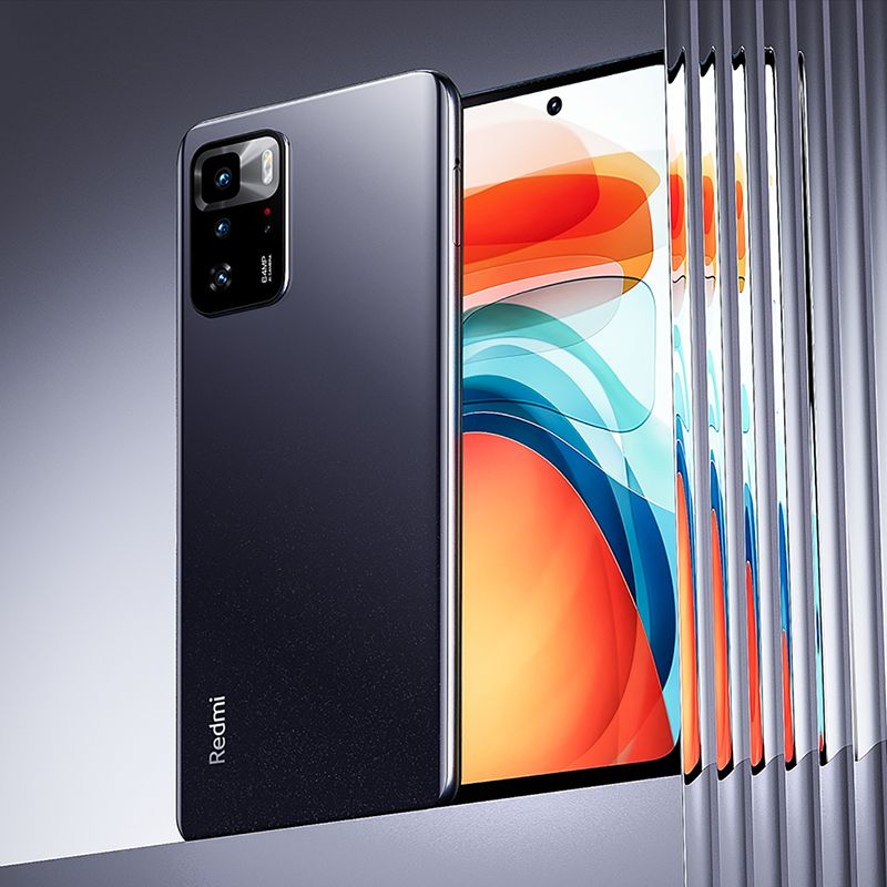 Refurbished Xiaomi Redmi Note 10 Pro 5G 6.6-inch Screen CPU MediaTek Dimensity 1100 64MP Camera 5000mAh Battery Smartphone