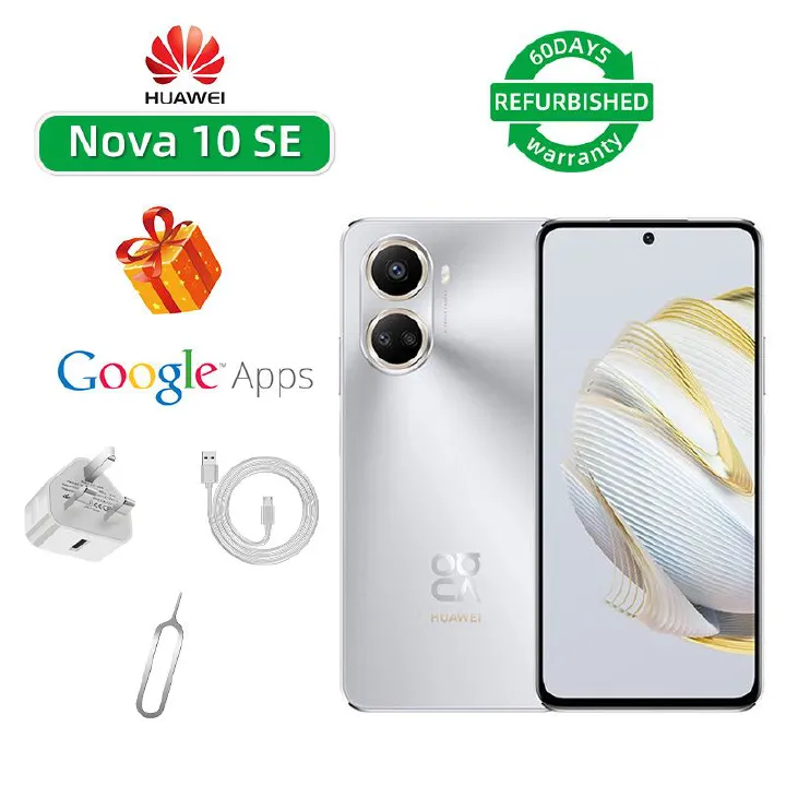 Refurbished HUAWEI nova 10 SE 4G CPU Qualcomm Snapdragon 680 6.67-inch screen 108MP camera 4500mAh battery phone
