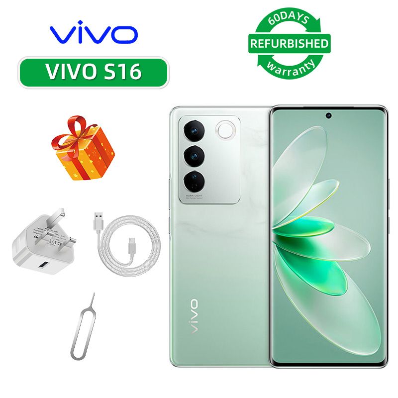 Refurbished vivo S16 5G 6.78-inch screen CPU Qualcomm Snapdragon 870 64MP camera 4600mAh rechargeable smartphone