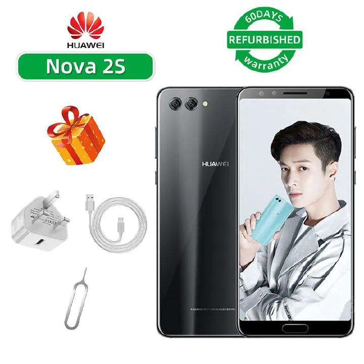 Refurbished Huawei Nova 2s 4G CPU HiSilicon Kirin 960 6-inch screen 20MP camera 3340mAh battery smartphone
