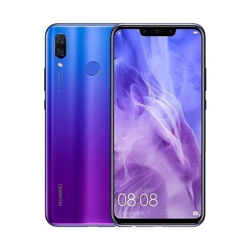 Refurbished Huawei Nova 3 4G CPU HiSilicon Kirin 970 6.3-inch screen 16MP camera 3750mAh battery smartphone