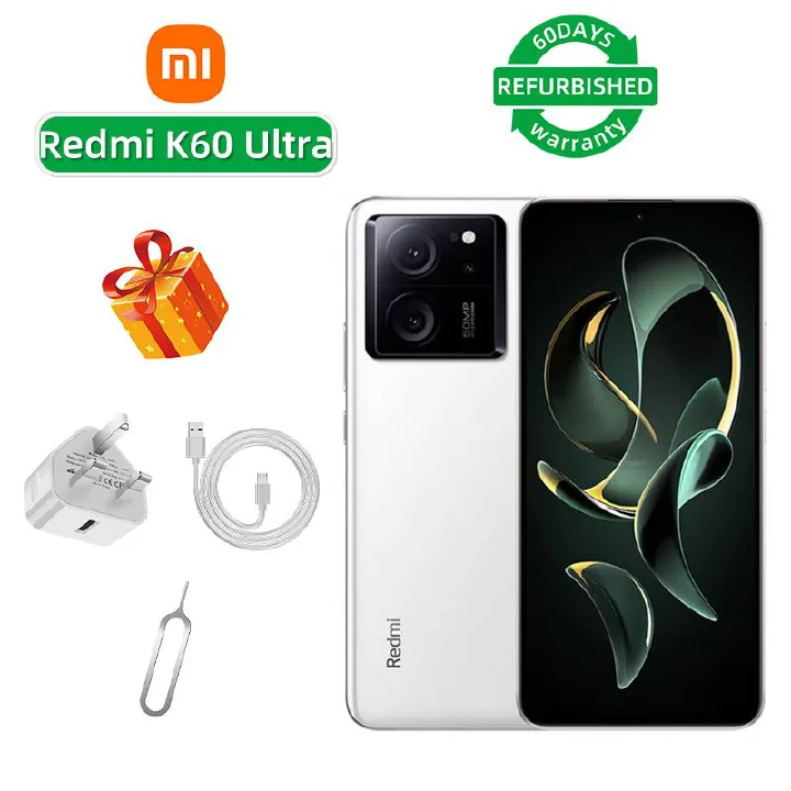 Refurbished phone Redmi K60 Ultra CPU MediaTek Dimensity 9200+ 6.67-inch screen 50MP camera 5000mAh battery used phone