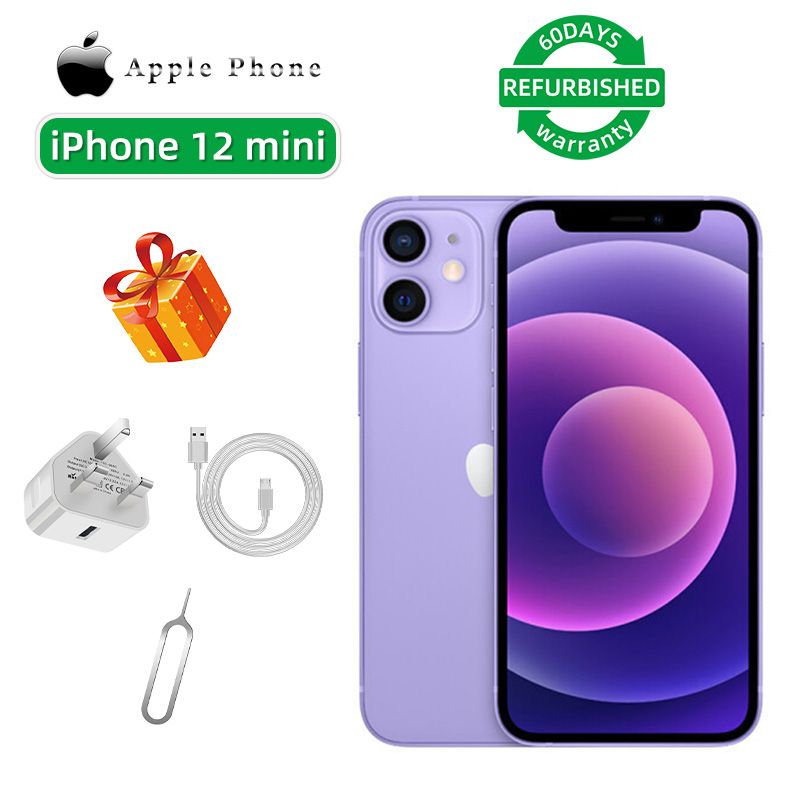 Refurbished phone Apple iPhone 12 mini 5G CPU Apple A14 5.4-inch screen 12MP came 2227mAh battery used phone