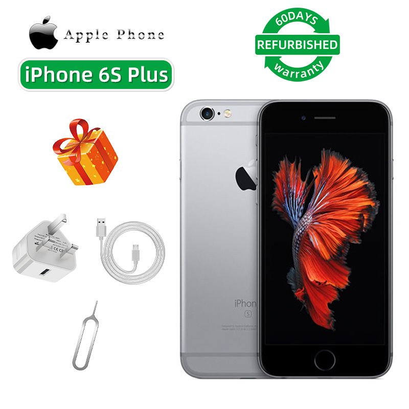 Refurbished phone Apple iPhone 6S Plus 4G CPU Apple A9 5.5-inch screen 12MP came 2750mAh battery used phone
